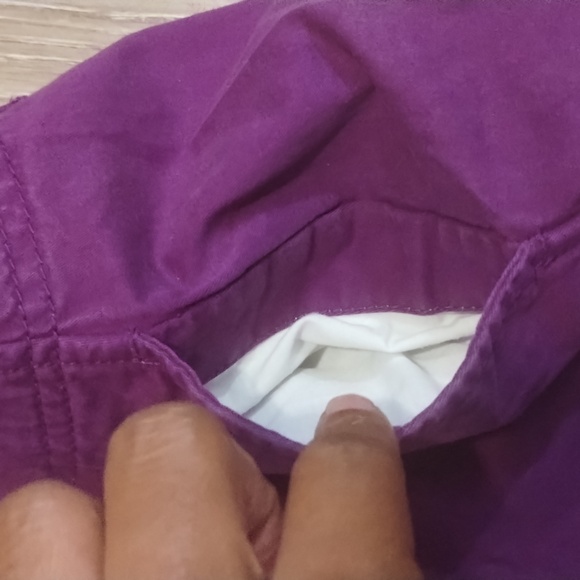 Old Navy Women Size 2 Favorite Purple Khakis Short - Picture 6 of 15